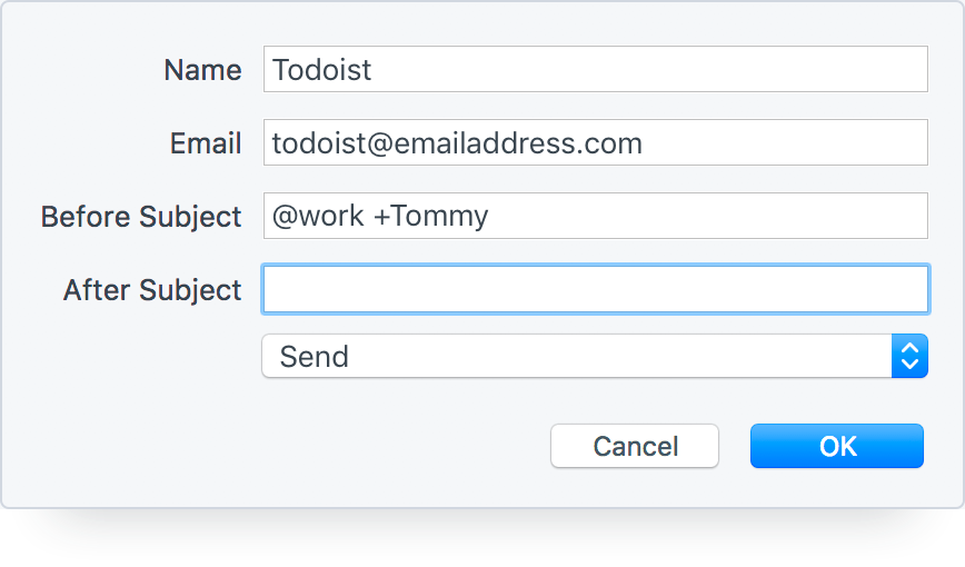 Turn Emails into Todoist Tasks